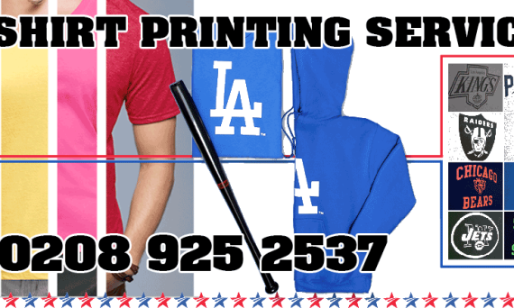 tshirt printers based in london
