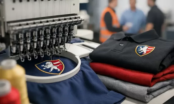 Custom Embroidery London for Workwear and Teams
