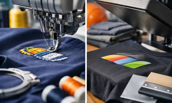 Embroidery vs Print Workwear: Which Lasts?
