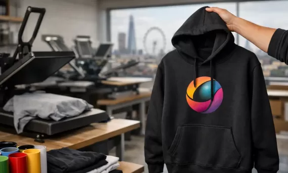 Same Day Hoodie Printing London, Ready Today